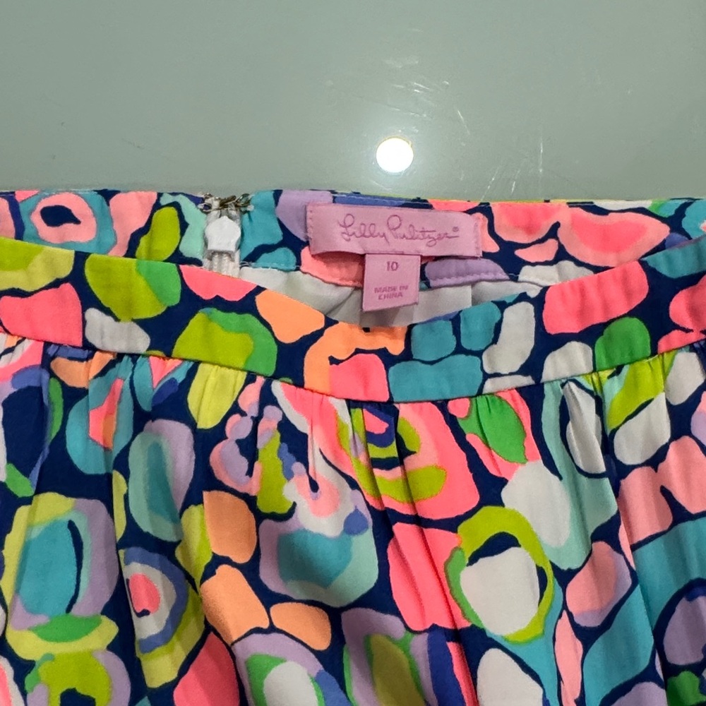 Lilly Pulitzer Neon Pink and Green Skirt Set - Picture 7 of 7